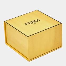 Pre Owned Fendi F is Fendi Gold Tone Bracelet S