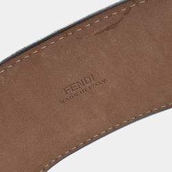 Pre Owned Fendi Black Velvet  belt