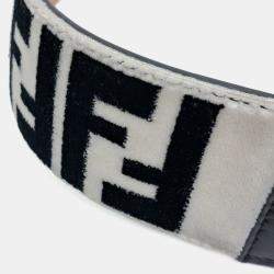 Pre Owned Fendi Black Velvet  belt