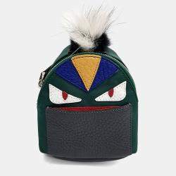 Pre Owned Fendi Monster Backpack Keychain and Bag Charm (7AR432)