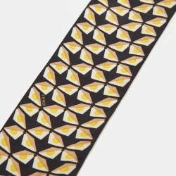 Pre Owned Fendi Multicolor Printed Silk Bandeau Scarf 
