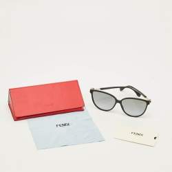 Pre Owned Fendi Black Gradient FF 0345/5 807GB Butterfly Frame Sunglasses