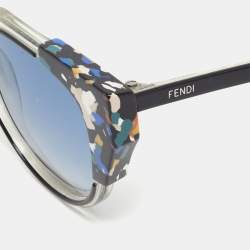 مملوكة مسبقًا Fendi Blue Gradient FF0074/S Cat Eye Sunglasses