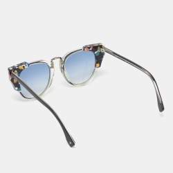 مملوكة مسبقًا Fendi Blue Gradient FF0074/S Cat Eye Sunglasses