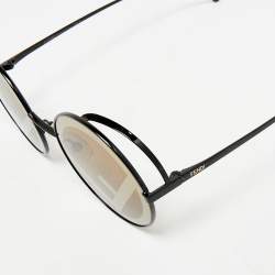 Pre Owned Fendi Brown FF 0343/S Round Sunglasses