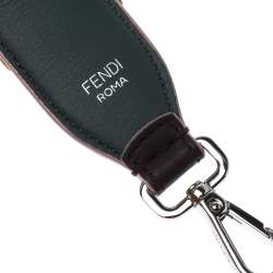 Fendi Multicolor Flowerland Leather Strap You Shoulder Strap