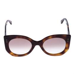 Pre Owned Fendi Brown Tortoise FF 0265/S Peekaboo Sunglasses