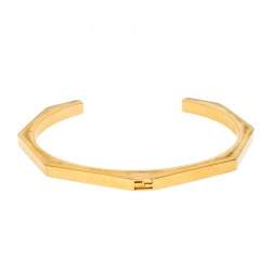 FENDI Fendi Gold Tone Baguette Bag Charm Bracelet