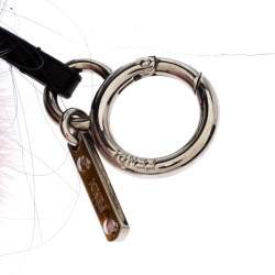 Pre Owned Fendi Multicolor Mink Fur Crystal Embellished Bag Charm