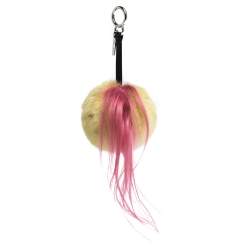 Fendi Multicolor Fur Funky Monster Bug Bag Charm