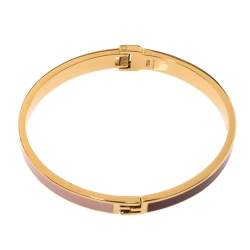 Pre Owned سوار فندي لون ذهبي إيناميل ثنائي اللون ذا فنديستا S