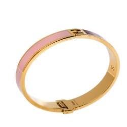 Pre Owned سوار فندي لون ذهبي إيناميل ثنائي اللون ذا فنديستا S