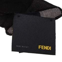 Pre Owned وشاح فندي حرير زوكا ومورد