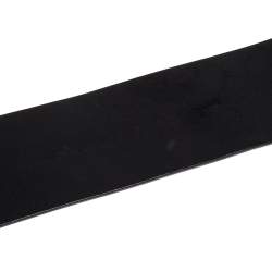 Pre Owned حزام فندي جلد أسود معدن 75 سم