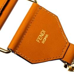 مملوكة مسبقًا Fendi Multicolor Zucca Canvas and Leather Strap You Guitar Bag Strap