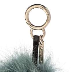 Pre Owned Fendi Fur Fendi Mini Lagoon Bugs Bag Charm