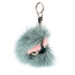Pre Owned Fendi Fur Fendi Mini Lagoon Bugs Bag Charm
