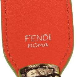 Pre Owned Fendi Beige/Brown Python Strap You Shoulder Strap