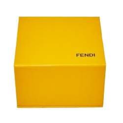 Pre Owned Fendi Pink Selleria Double Wrap Bracelet