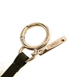 Pre Owned Fendi Multicolor Fur Gold Tone Monster Bug Bag Charm