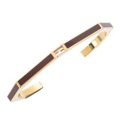 مملوكة مسبقًا سوار فندي باغويت إينامل عنابي مقاس صغير (سمول)