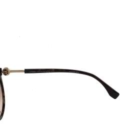 مملوكة مسبقًا Fendi Dark Havana Acetate FF 0362/F/S F is Fendi Round Sunglasses