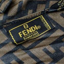 Pre Owned مظلة فندي قابلة للطي زوكا بني