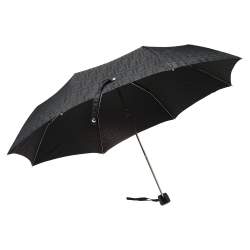 Pre Owned Fendi Black Zucca Folding Umbrella