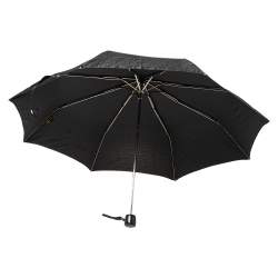Pre Owned Fendi Black Zucca Folding Umbrella