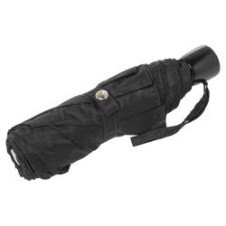Pre Owned Fendi Black Zucca Folding Umbrella