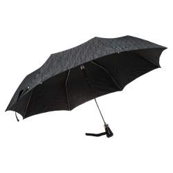 Pre Owned Fendi Black Zucca Folding Umbrella