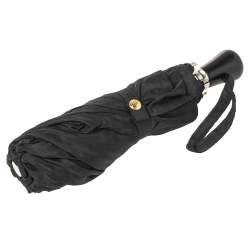 Pre Owned Fendi Black Zucca Folding Umbrella