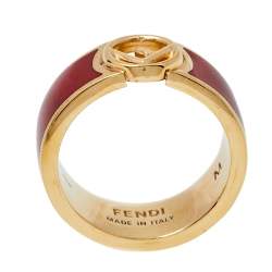 مملوكة مسبقًا دبلة فندي أف إيز فندي إيناميل أحمر مقاس متوسط