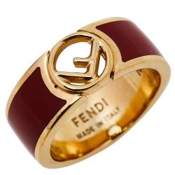 مملوكة مسبقًا دبلة فندي أف إيز فندي إيناميل أحمر مقاس متوسط