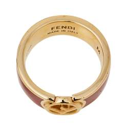 مملوكة مسبقًا دبلة فندي أف إيز فندي إيناميل أحمر مقاس متوسط