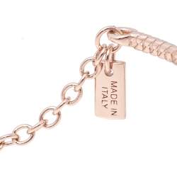 مملوكة مسبقًا سوار فندي باغويت معدن ذو لون ذهبي وردي مقاس كبير (لارج)