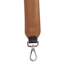 Pre Owned Fendi Multicolor Leather Studded Strap You Shoulder Bag Strap