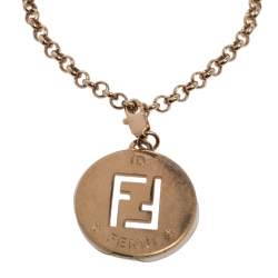 Pre Owned سوار فندي FF I.D  ذهبي اللون