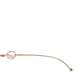 Pre Owned Fendi Rose Gold/Brown FF0408/S Gradient Cat Eye Sunglasses