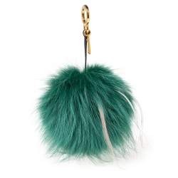 Pre Owned Fendi Multicolor Fur Monster Bag Charm