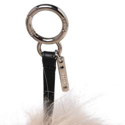 Pre Owned Fendi Multicolor Fur Bug Bag Charm