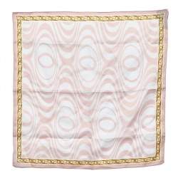 مملوكة مسبقًا Fendi Pink Logo Printed Cotton Handkerchief