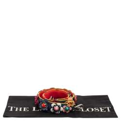 Fendi Multicolor Leather Flowerland Strap You Shoulder Bag Strap