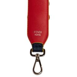 Fendi Multicolor Leather Flowerland Strap You Shoulder Bag Strap