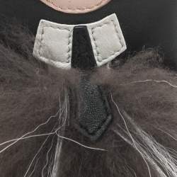 Fendi Black Leather and Fox Fur Karlito iPhone 6 Case
