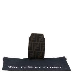 Fendi Tobacco Zucca Coated Canvas iPhone 4/5 Case