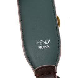 Pre Owned Fendi Multicolor Leather Flowerland Strap You Shoulder Bag Strap