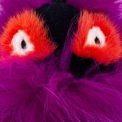 Pre Owned Fendi Multicolor Fur Zesty Bug Bag Charm