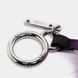 Pre Owned Fendi Multicolor Fur Zesty Bug Bag Charm