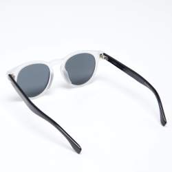 Pre Owned Fendi Grey FF M0001/S Round Sunglasses